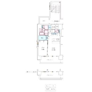 スプランディッド梅田WESTの間取り図