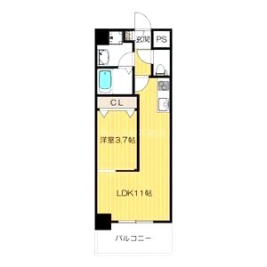 エクレレメディコ天六の間取り図