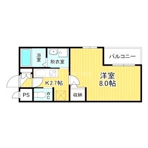 京橋フォーシーズンズの間取り図