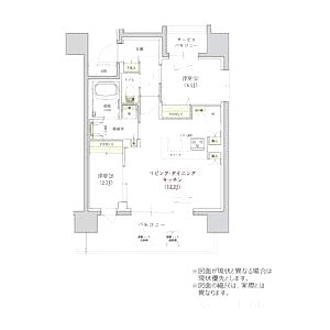 アーバネックス南堀江IIの間取り図