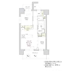 アーバネックス南堀江IIの間取り図