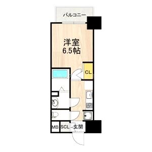 ArtizA新大阪D.C.の間取り図
