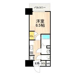 ArtizA新大阪D.C.の間取り図