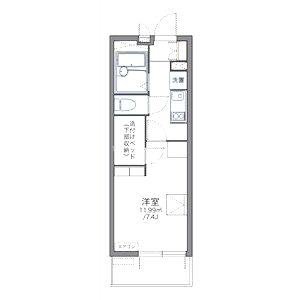 レオパレス昇の間取り図