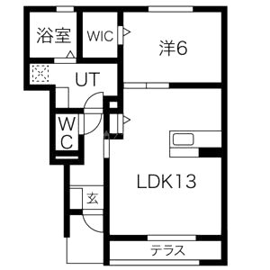 エクセルカーサ 住居の間取り図