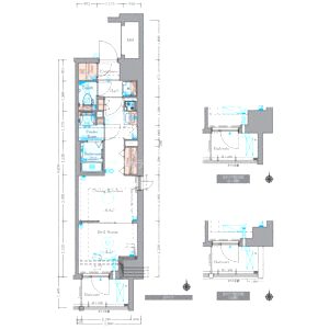 エステムコート京都ステーションIIの間取り図