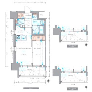 エステムコート京都ステーションIIの間取り図
