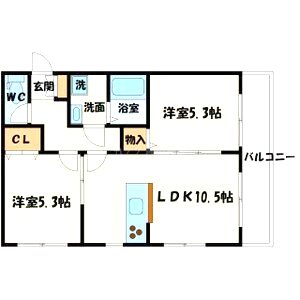 SERENO Iの間取り図