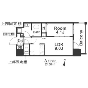 アドバンス新大阪ウエストゲートIIの間取り図