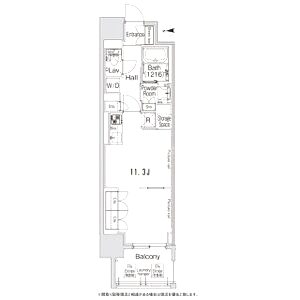 コンフォリア北堀江一丁目の間取り図