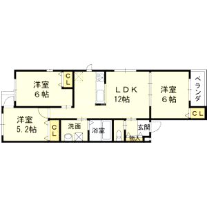 LIVE SQUARE 関目の間取り図