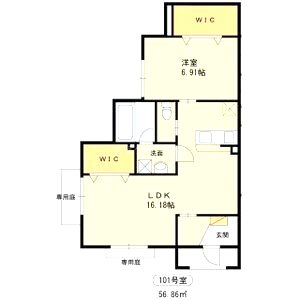 ウエストコートの間取り図
