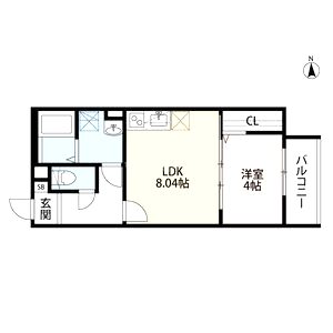 Vezelia(ヴェゼリア)の間取り図