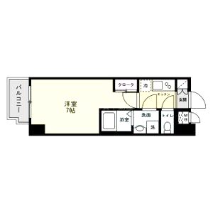 ガーディアンズパレス難波の間取り図