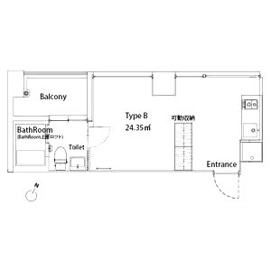 W元町の間取り図