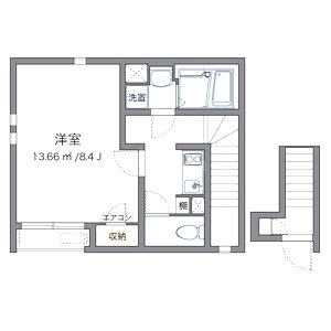 クレイノIKAWAの間取り図