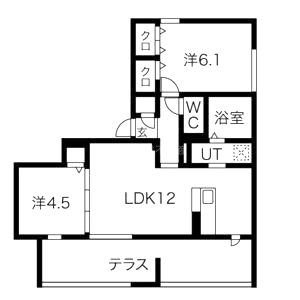 ビオラ朱雀大路の間取り図