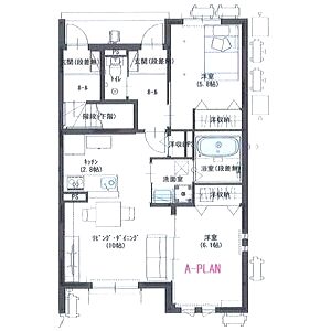Casa Gluckの間取り図