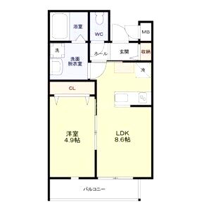 CASA CALMA野田の間取り図