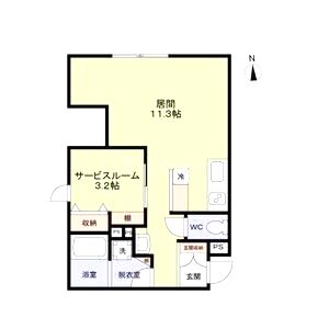 エターナルシー平磯の間取り図