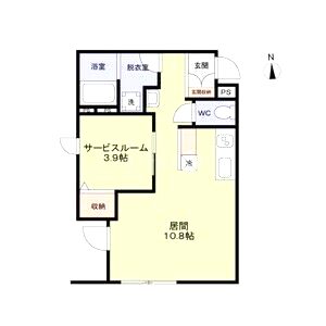 エターナルシー平磯の間取り図