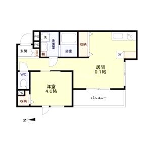 エターナルシー平磯の間取り図