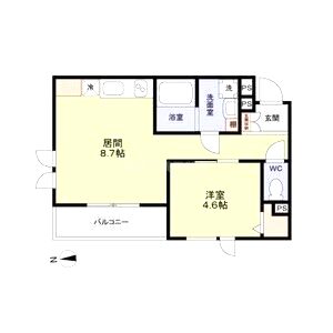 エターナルシー平磯の間取り図