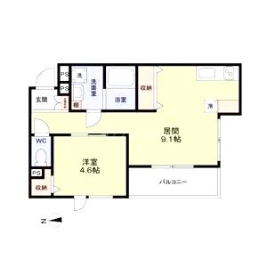 エターナルシー平磯の間取り図