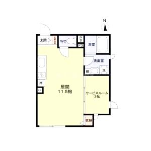 エターナルシー平磯の間取り図