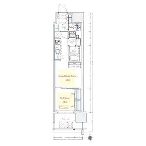 アーバネックス本町IIの間取り図