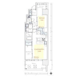 アーバネックス本町IIの間取り図