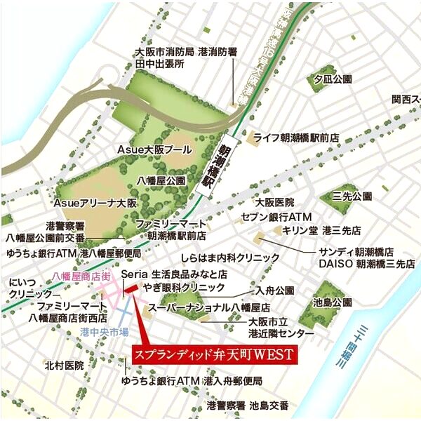 スプランディッド弁天町WESTの外観6枚目