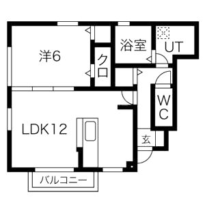 ジョリエクランの間取り図