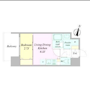LiveCasa神戸元町の間取り図