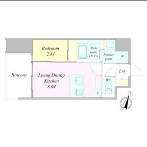 LiveCasa神戸元町の間取り図