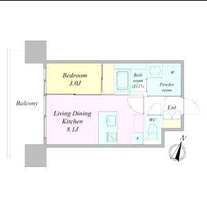 LiveCasa神戸元町の間取り図