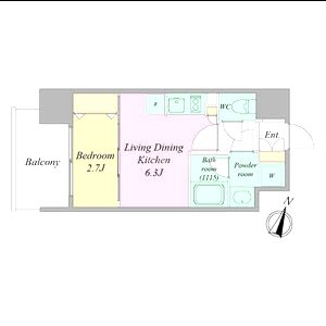 LiveCasa神戸元町の間取り図
