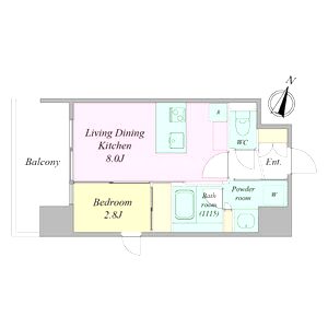 LiveCasa神戸元町の間取り図