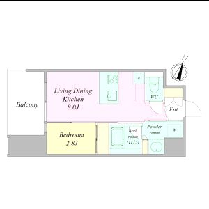 LiveCasa神戸元町の間取り図