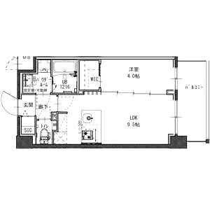 S-RESIDENCE江坂focalの間取り図