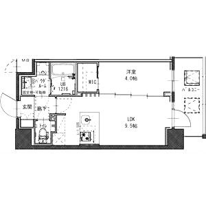 S-RESIDENCE江坂focalの間取り図