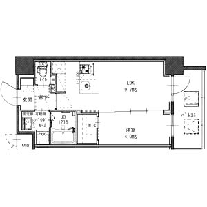 S-RESIDENCE江坂focalの間取り図