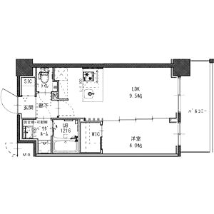 S-RESIDENCE江坂focalの間取り図
