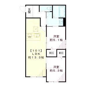 Comodo Casaの間取り図