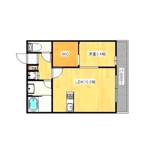 【IDC】パロス茨木中穂積の間取り図