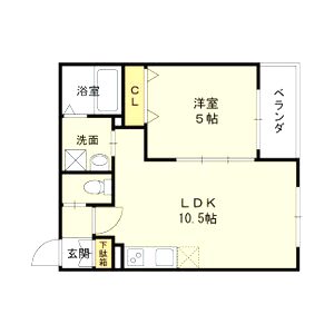 ALLIER PARK下木田の間取り図