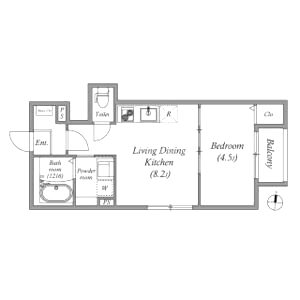 toi et moiの間取り図