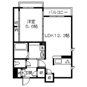 メゾンプレジールの間取り図
