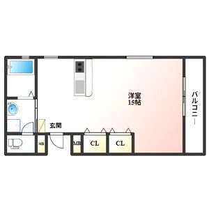 クオーレ豊中の間取り図