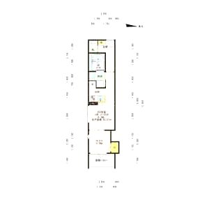 グラン雁金町の間取り図